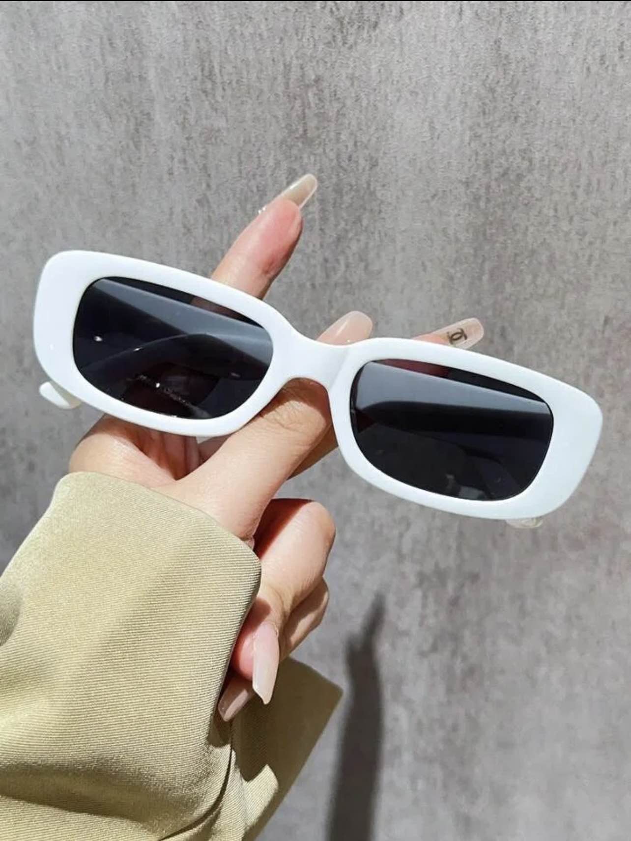 Classic Rectangle Frame Sunglasses for Girls & Boys | Vintage Small Square Sunglasses